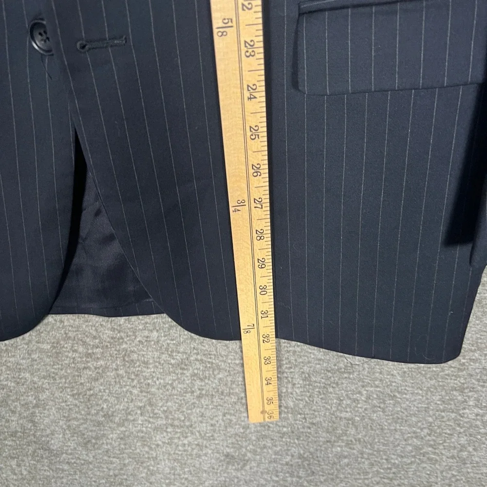 Brooks Brothers 1818 Fitzgerald‎ Pinstripe Wool Blazer Mens 44R Estrato Fabric